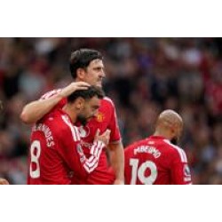 Bruno Fernandes och Harry Maguire nådde ett gemensamt mål Bruno Fernandes och Harry Maguire nådde ett gemensamt mål